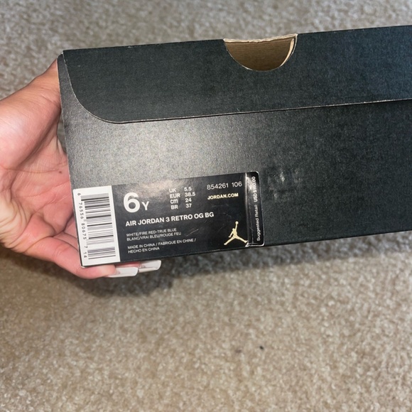 Retro 3 ‘True Blues’ 6GS - Picture 3 of 10